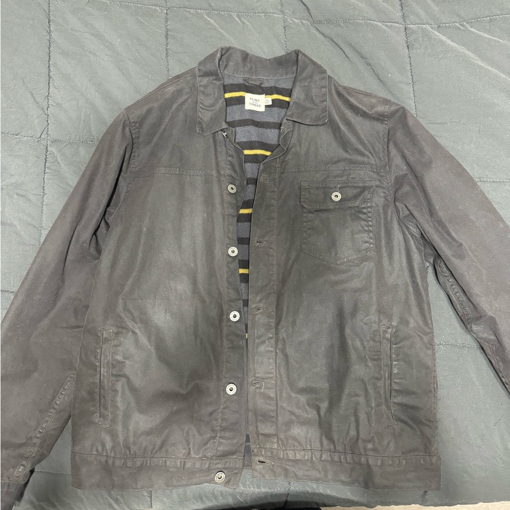 Huckberry Flint and Tinder Waxed Trucker Jacket